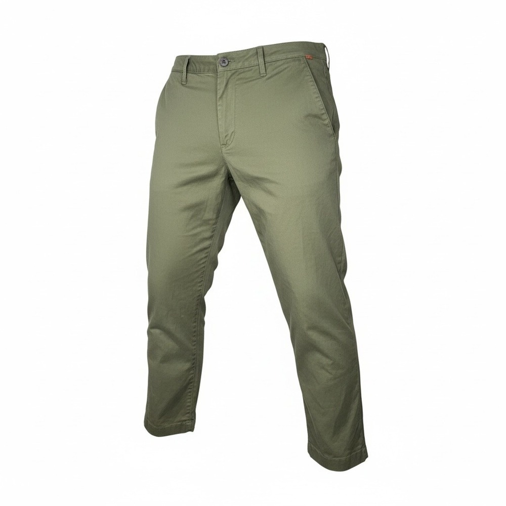 Timberland Mens Green‎ Chino Pants Casual Dress Khaki Trousers, 35x30, EUC